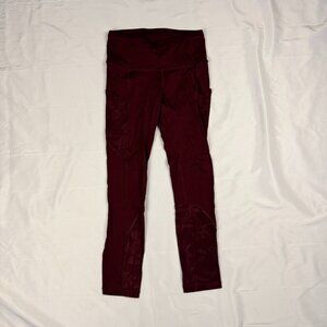 Lululemon Burgundy Leggings